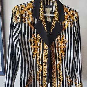 100% Silk Vintage Versace Blazer